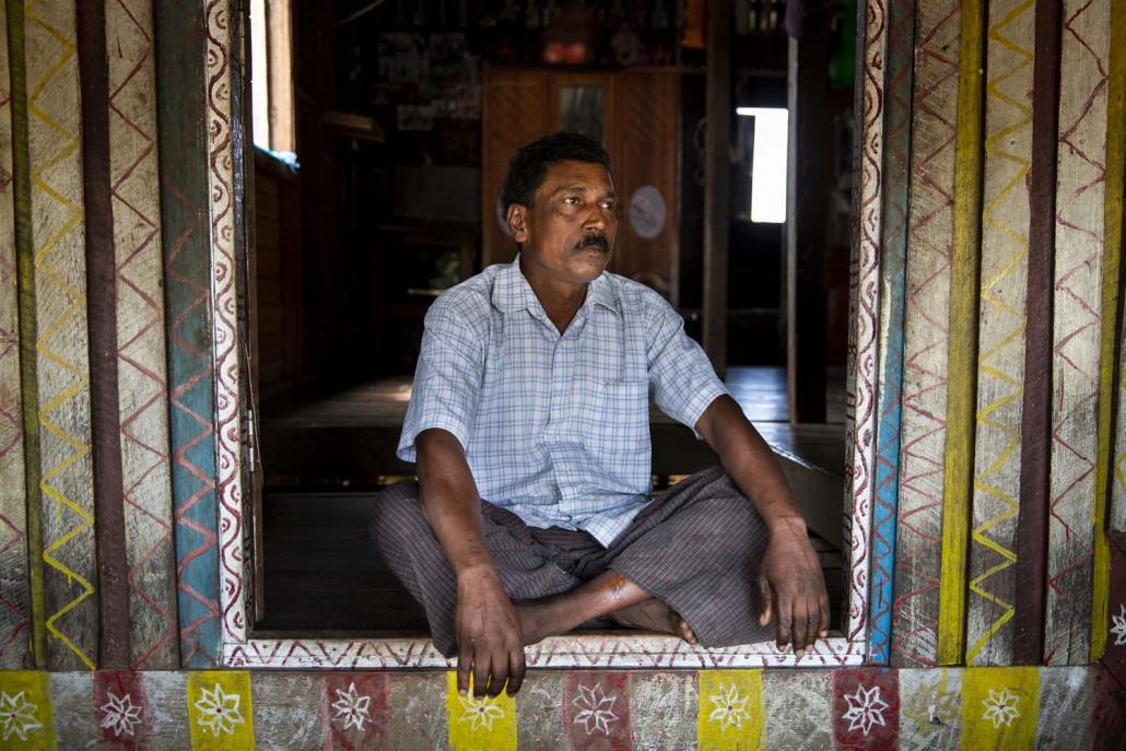 U Maung Sein, a resident of Phalam village who refuses to relocate to make way for the construction of Zone B of the SEZ without compensation for his farmland. (Hkun Lat | Frontier)