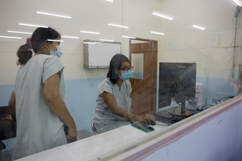 The Ministry of Health says a dedicated COVID-19 facility will be better for both medical staff and patients. (Thuya Zaw | Frontier)