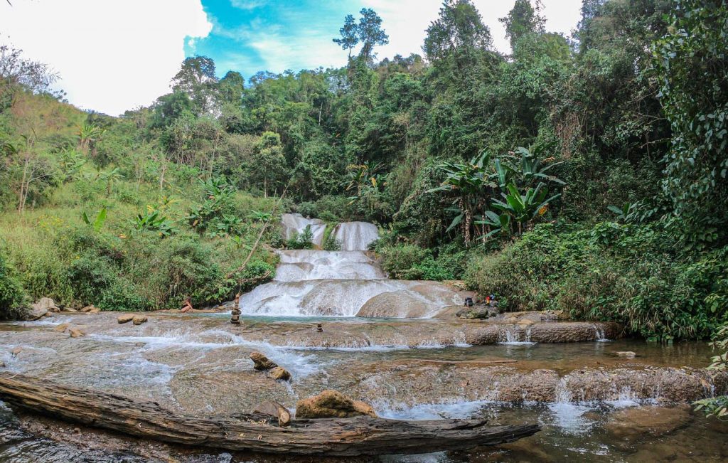 Sin Sim waterfall is a quiet, secluded spot. (Dominic Horner | Frontier)