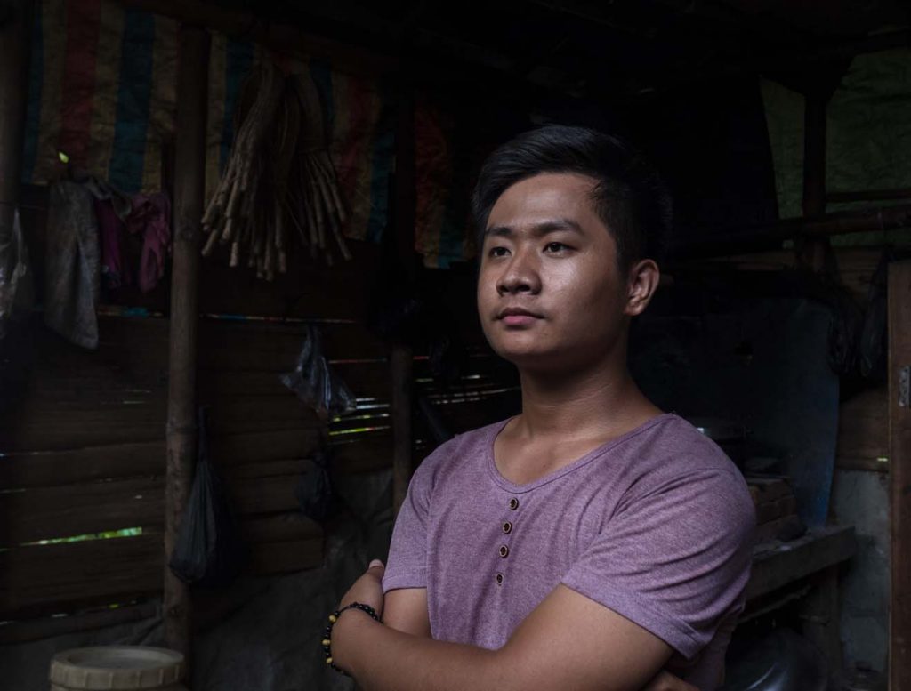 Ring Nu Awng has pursued a passion for photography that led him to a Frontier internship. When the pandemic hit, he returned to Je Yang IDP camp (pictured) near Laiza. (Seng Pan | Frontier)