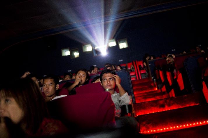 Yangon's Thamada Cinema, located on Alan Paya street. (Ann Wang / Frontier)