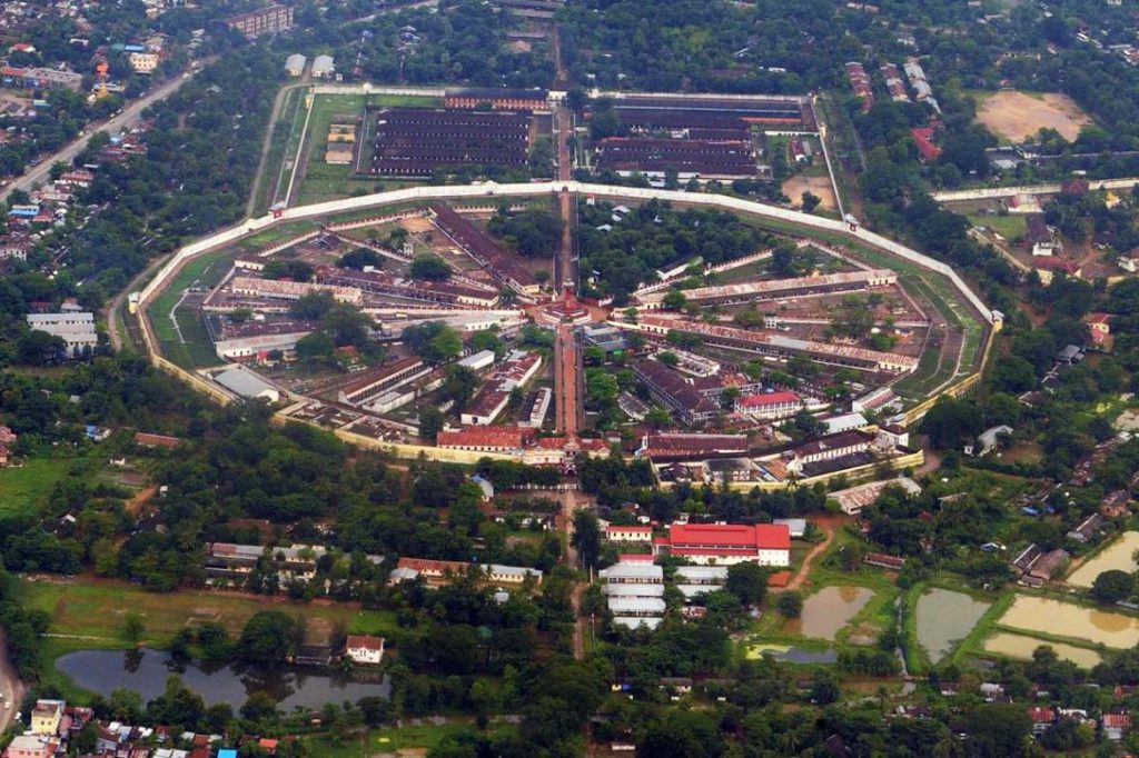 Yangon's Insein Prison is seen from an aerial view. (Frontier)