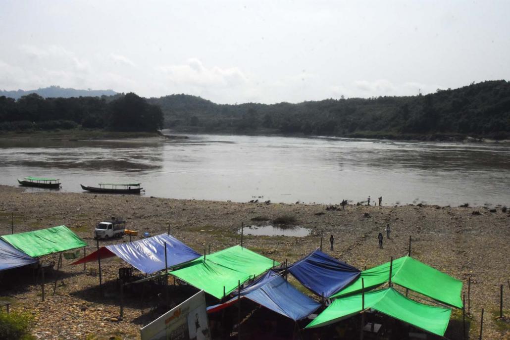 Known as Myitsone, the confluence of the N'mai and Mali rivers in Kachin State holds great cultural significance. (Hein Ko Soe | Frontier)