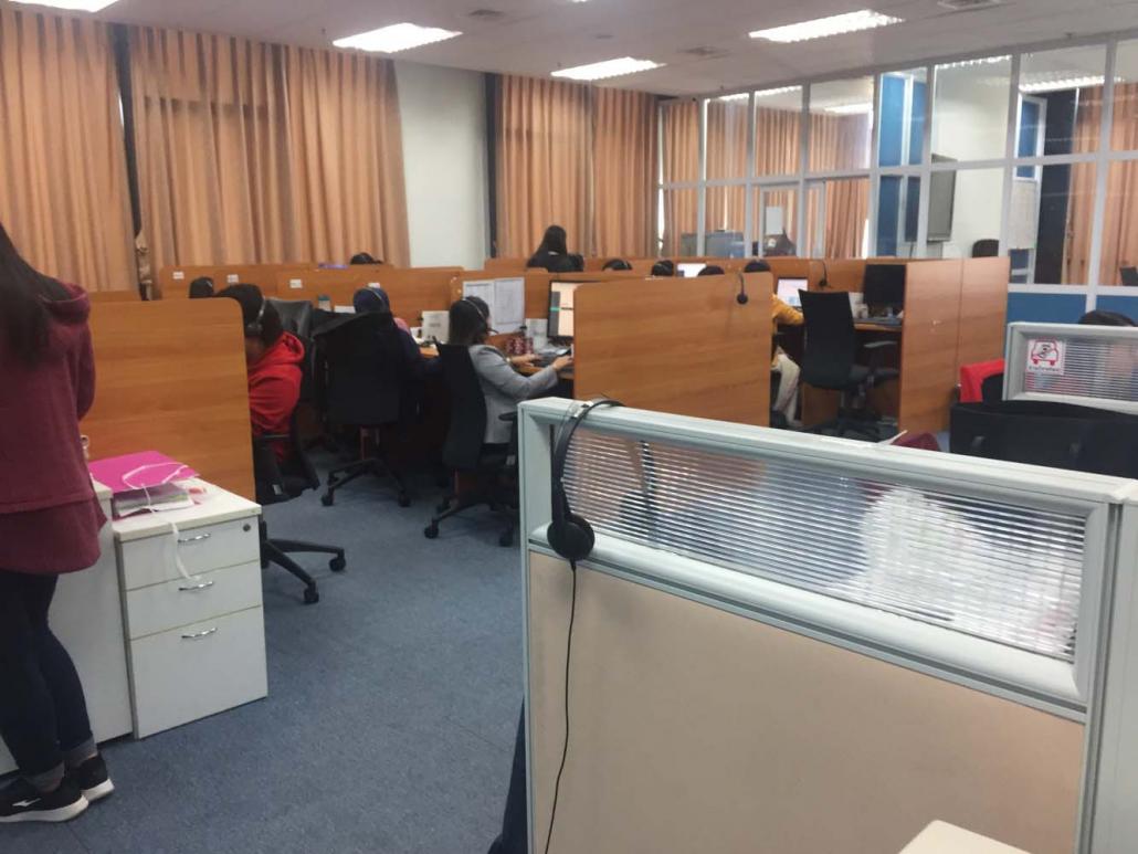 The MicroMoney office in Crystal Tower in January. (Supplied)