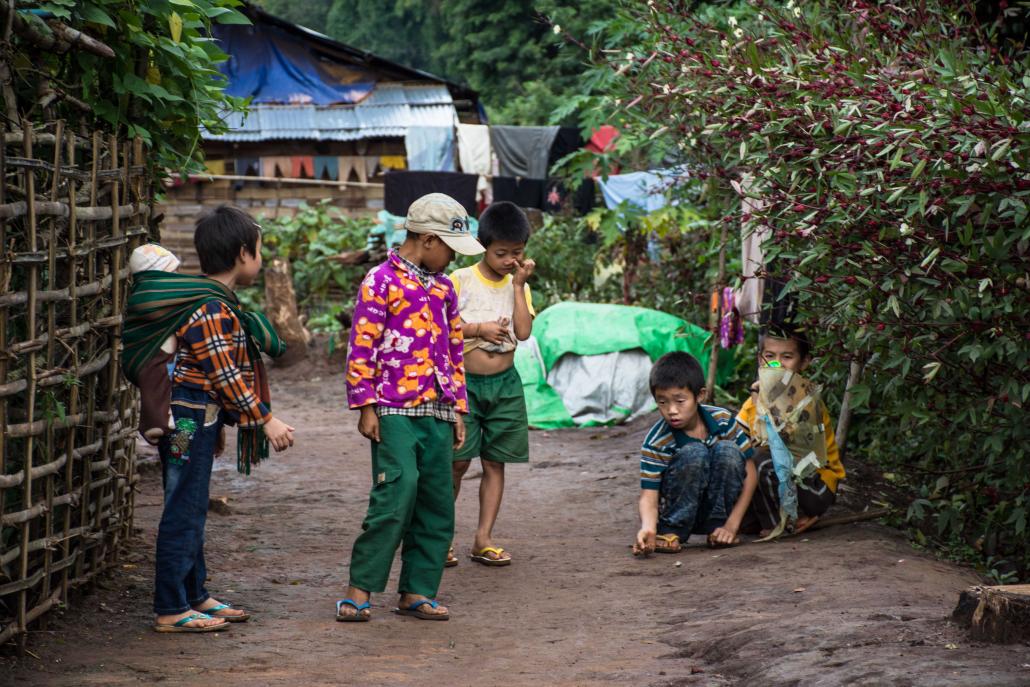 IDPs in Namtu, northern Shan State. (Theint Mon Soe aka J | Frontier)