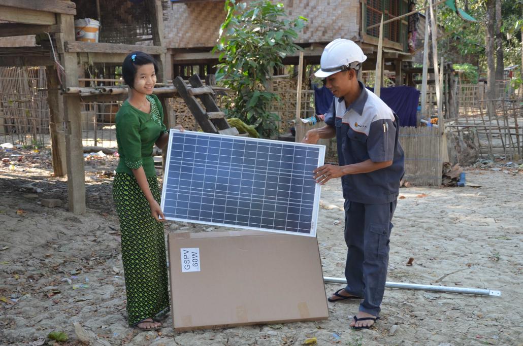 Solar panels are an integral part of the World Bank's project for off-grid power. (Supplied)