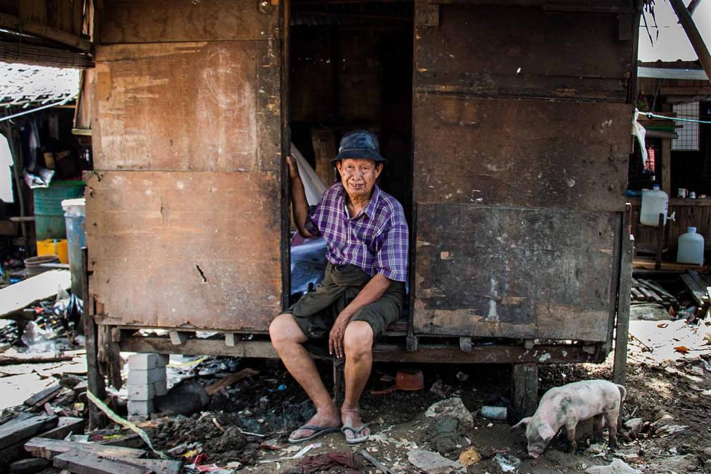 South Dagon Township is home to a high population of manual labourers, many of whom struggle to find regular work. (Nyein Su Wai Kyaw Soe / Frontier)