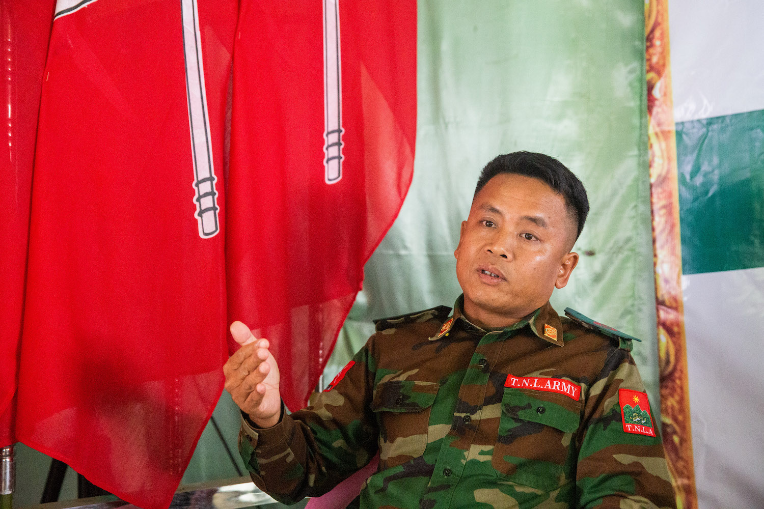 Tar Bhone Kyaw speaks to Frontier in January (Mar Naw | Frontier)