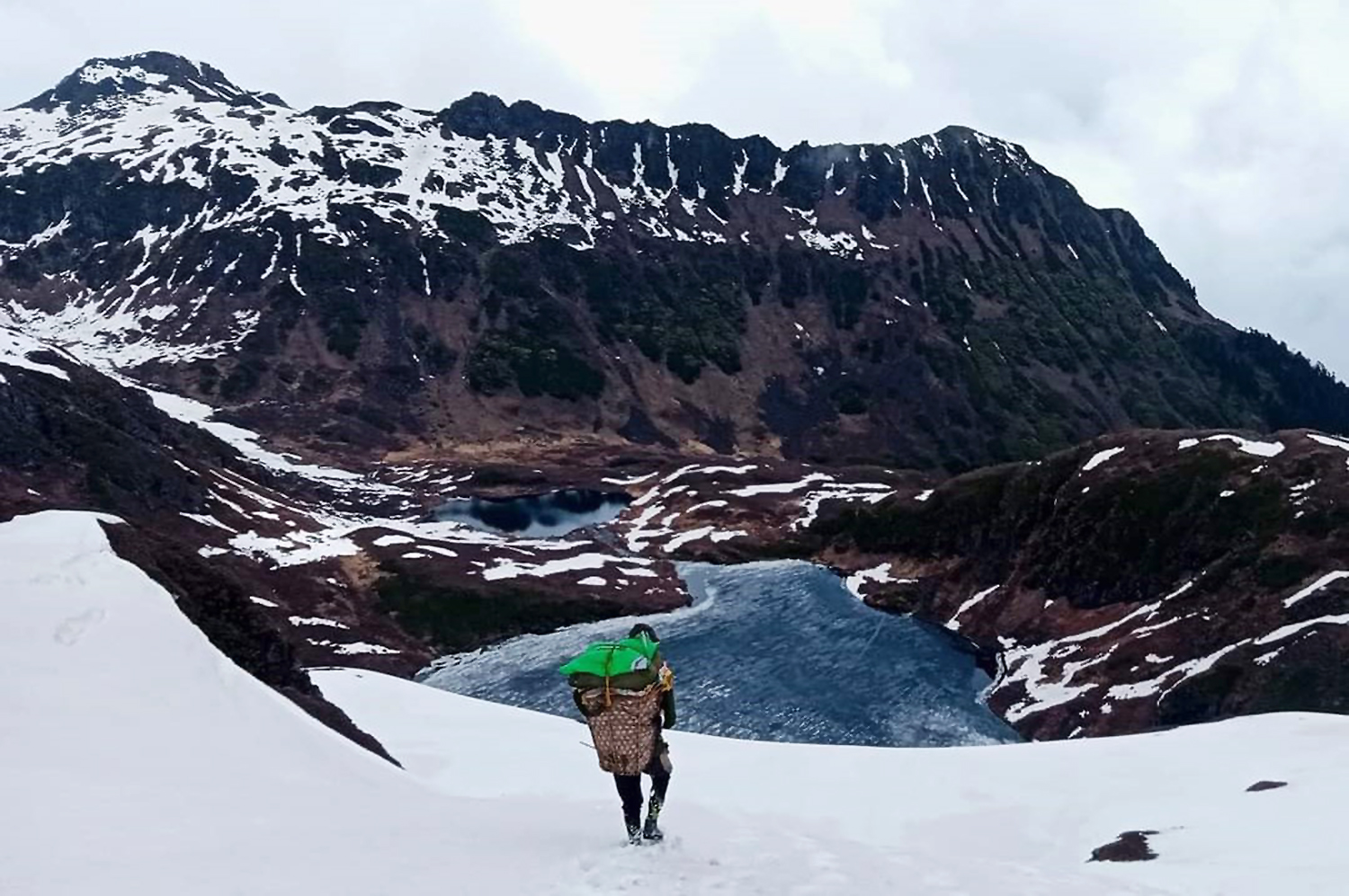 A gruelling journey through northern Kachin State's mountains. (Hmone Ram | Frontier)