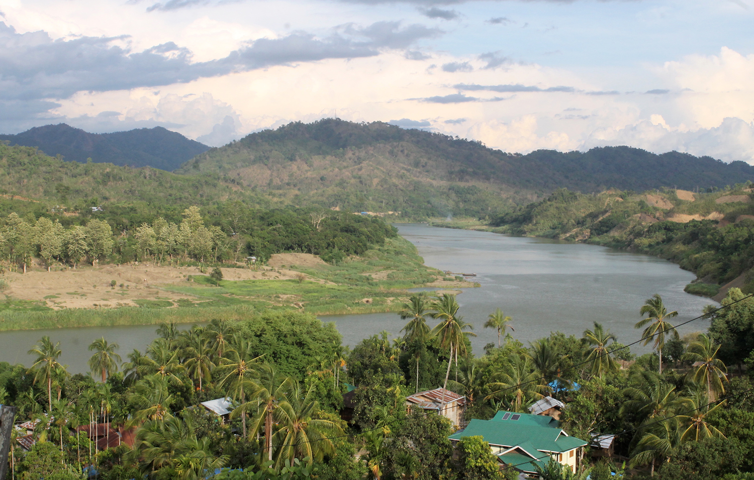 The Kaladan River in Chin State's Paletwa Township pictured in 2020. (Frontier)
