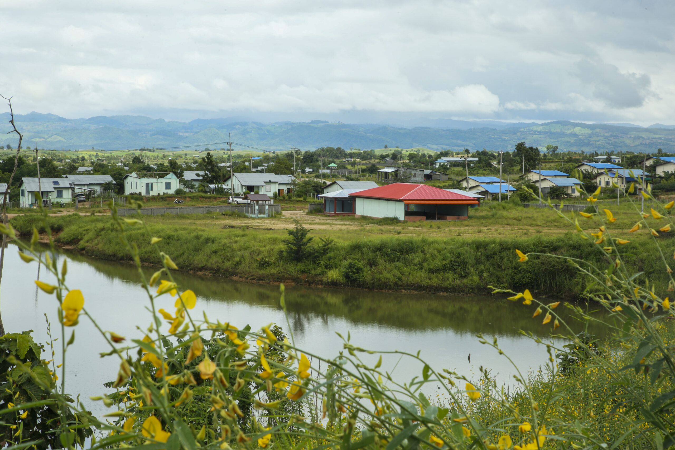 Lay Kay Kaw in 2019. The town was constructed with the support of Japan's Nippon Foundation as a refuge for Karen people displaced by war. (Frontier)