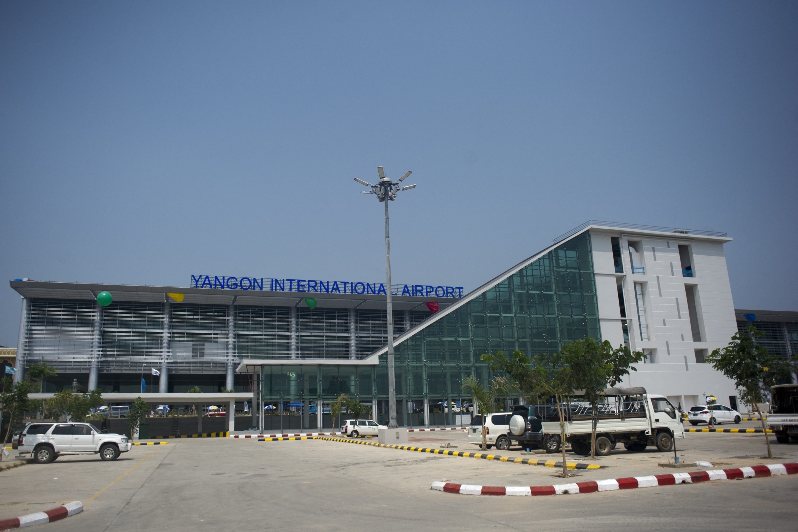 Yangon International Airport's Terminal 1 on March 12, 2016. (AFP)