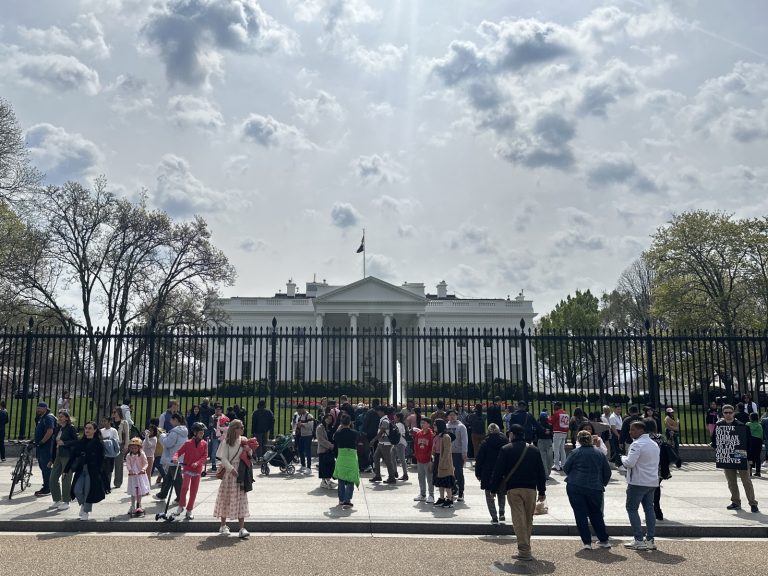 The White House in Washington, DC on March 31. (Hein Thar | Frontier)