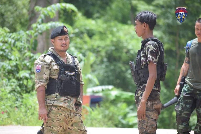 Commander Bo Taw Baw of Cobra Column, a resistance group under the joint command of the Karen National Liberation Army and the National Unity Government. (Supplied)