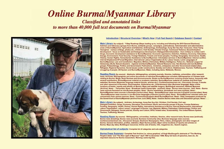 Mr David Arnott, who founded the Online Burma Library in 2001 and spent two decades turning it into the largest online collection of material about the country, died in Mae Sot, Thailand, on December 7, aged 77. (Supplied)