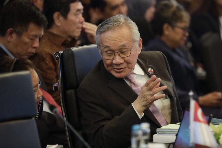 Thailand's foreign minister Don Pramudwinai attends the ASEAN Foreign Ministers' Meeting in Jakarta on July 11. (AFP)