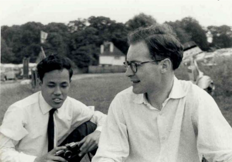 John Okell as a young linguist in 1967. (Supplied)